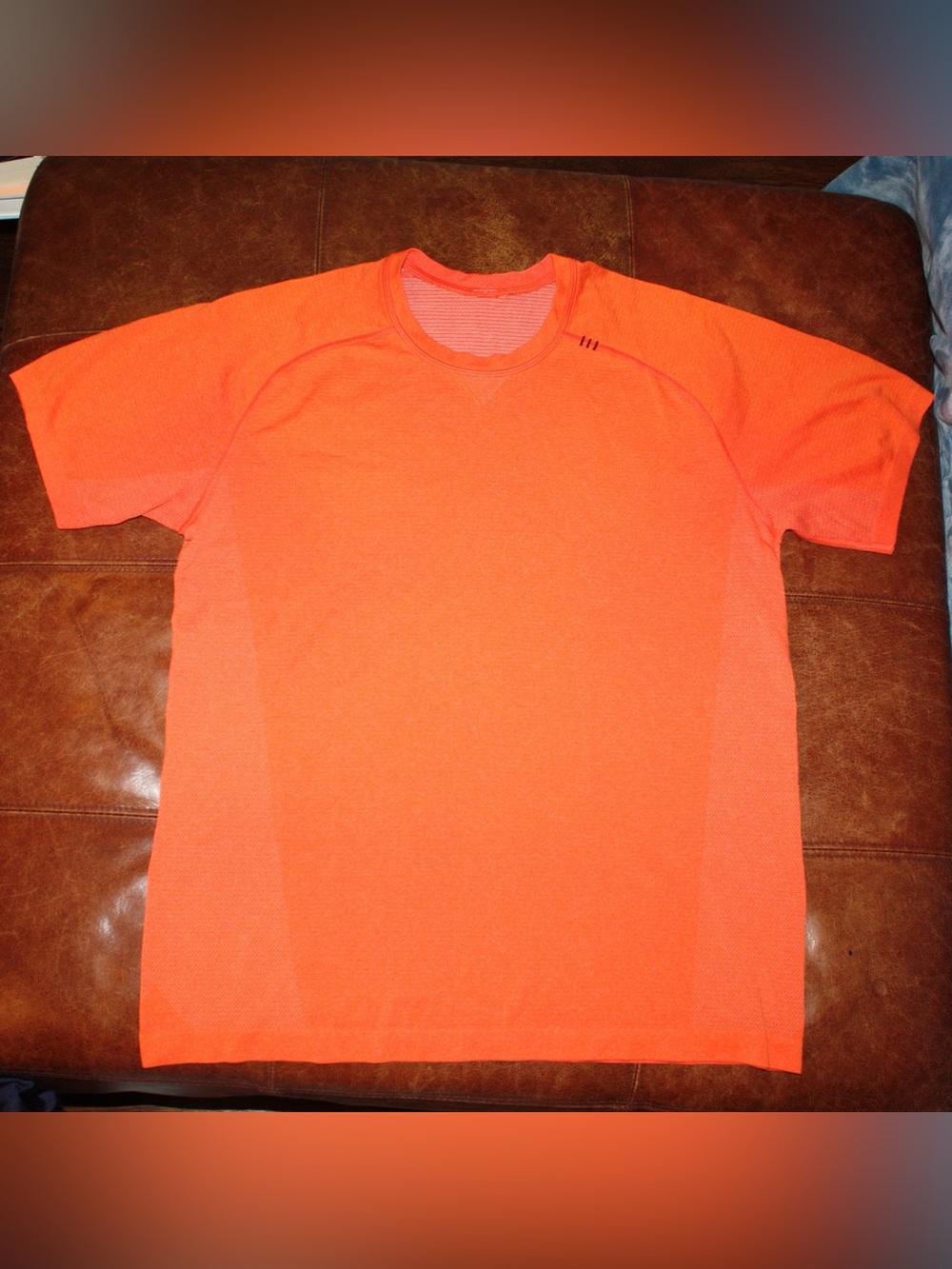 NWOT Lululemon Men’s Metal Vent Tech Crewneck Short Sleeve Workout Top in Orange